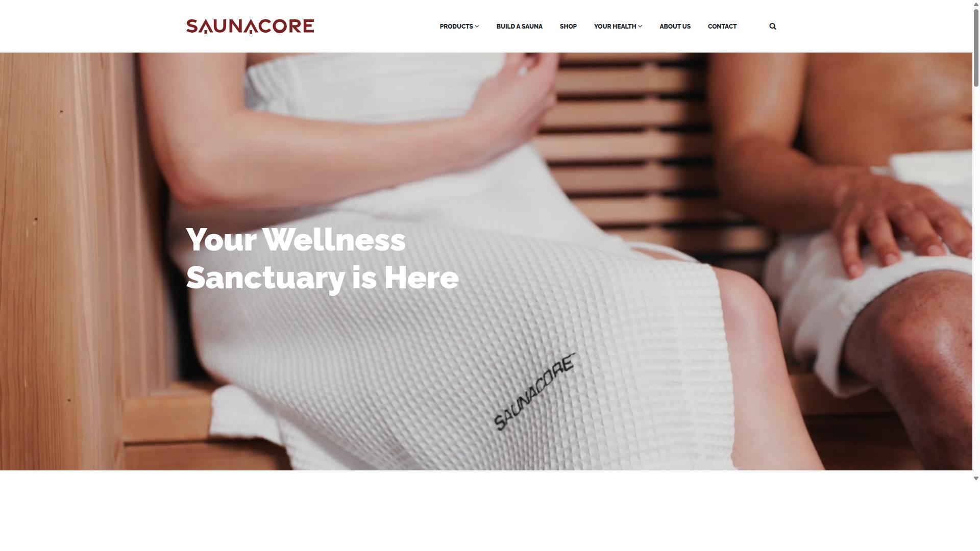 Saunacore website